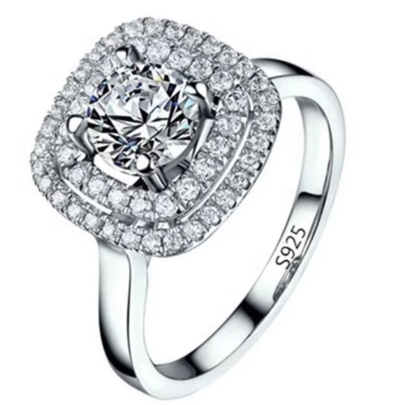 Jewelry - New Women’s Classic 925 Silver Sapphire Ring